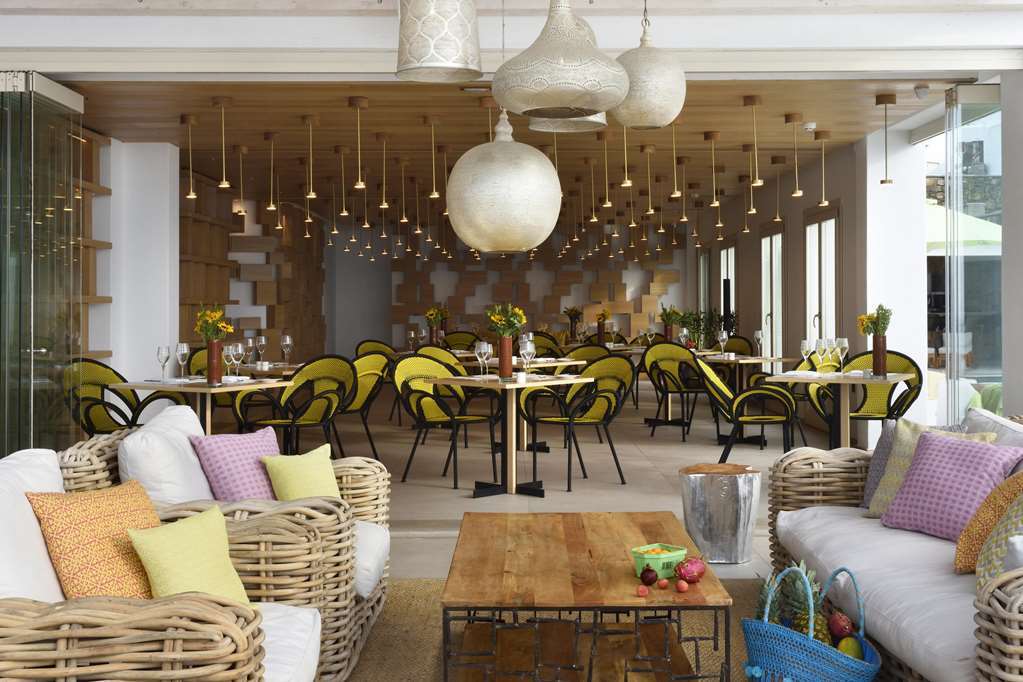 Myconian Naia Hotel Mykonos Town Restaurante foto